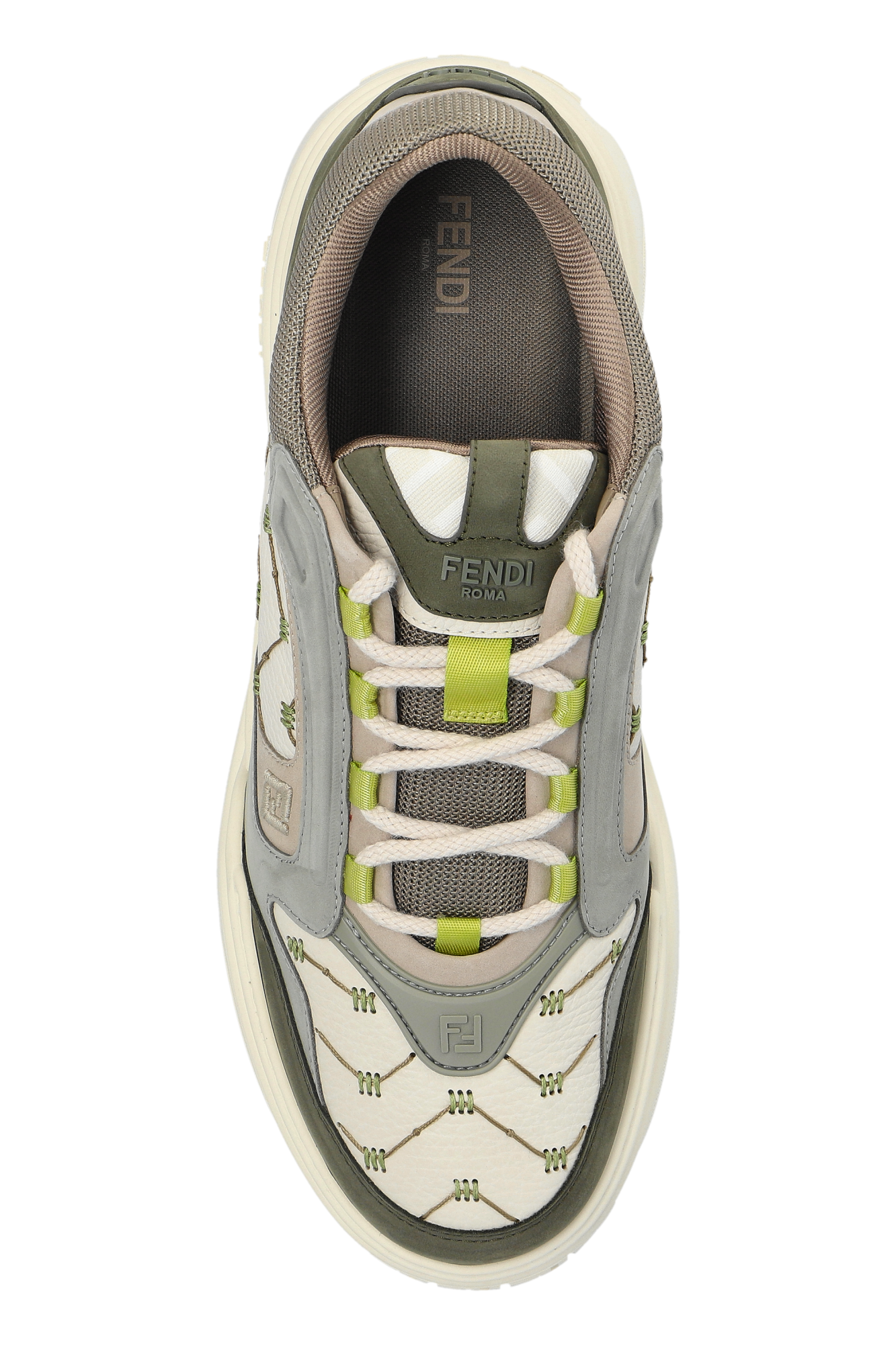 スニーカー FENDI Men Sneakers Green 7E1728AU21 F1RSW Fendi Sneakers Force | Men's Shoes | Vitkac
